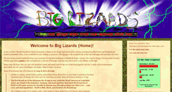 Desktop Screenshot of biglizards.net