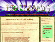 Tablet Screenshot of biglizards.net